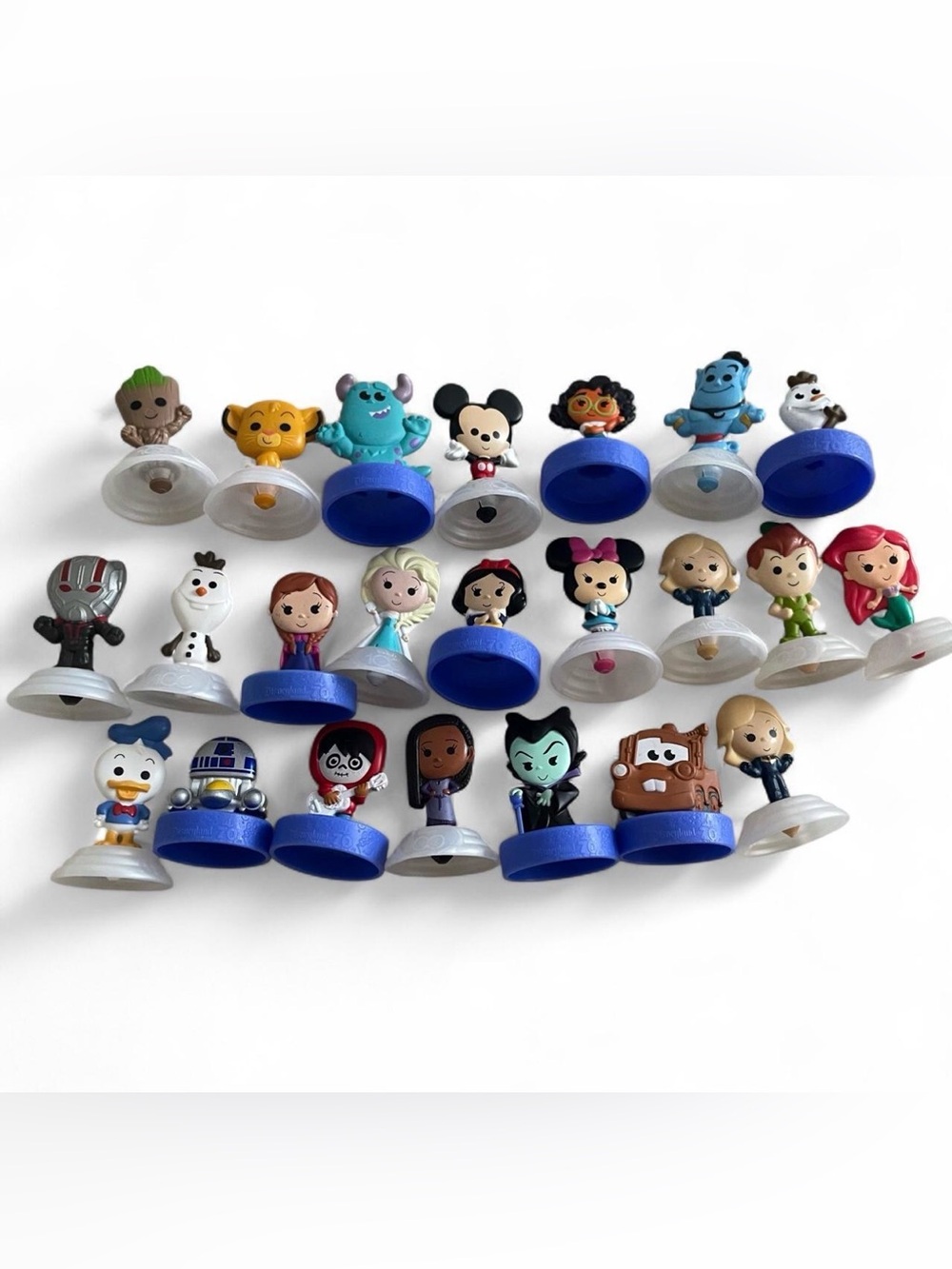 Disney McDonald’s Happy Meal Toy Lot 23 Figures Pixar Frozen Mickey Minnie Ariel